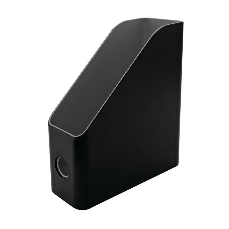 Advantus Fusion Magazine File, Black/Gray - Image 1